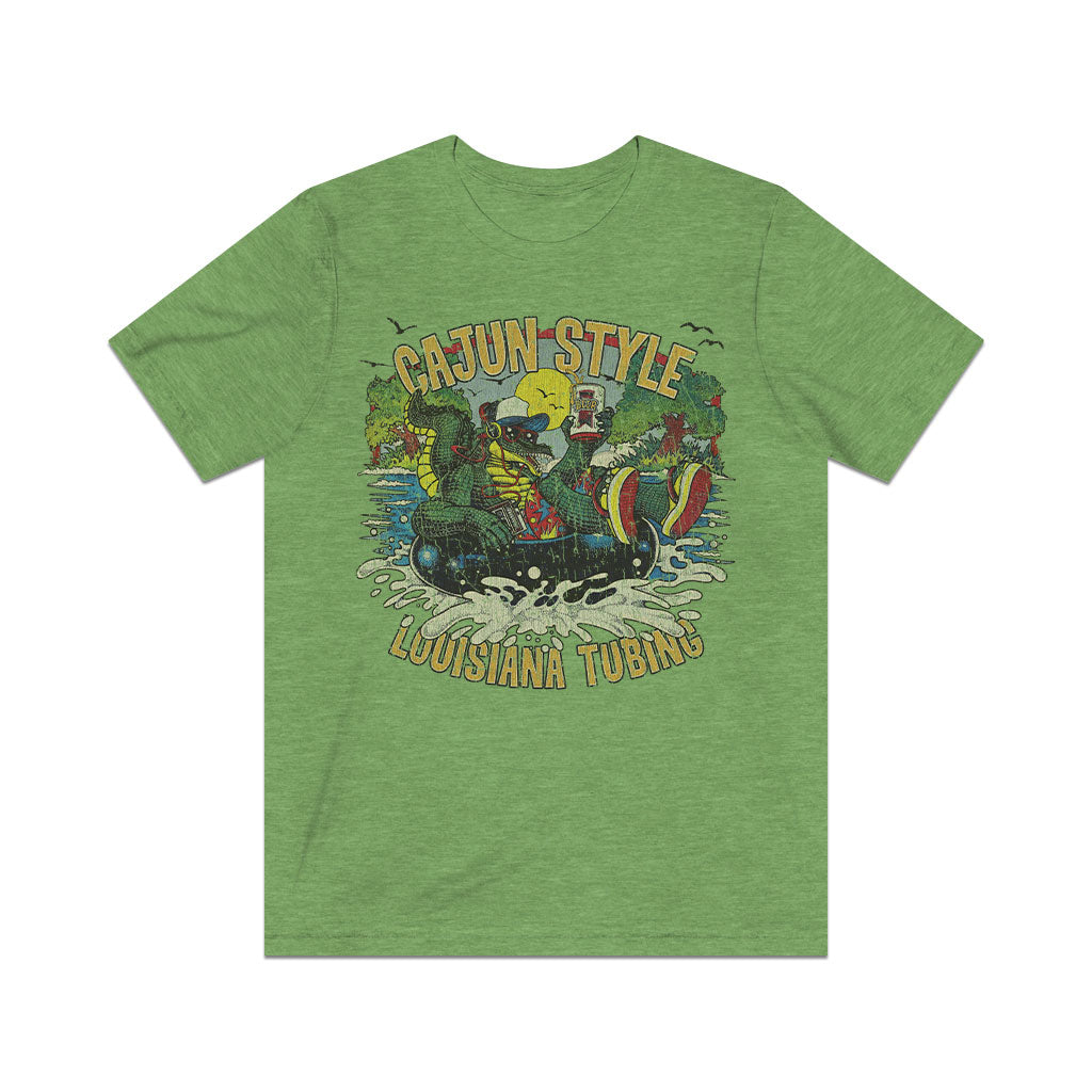 Cajun Style Louisiana Tubing 1987 Vintage Men's T-Shirt