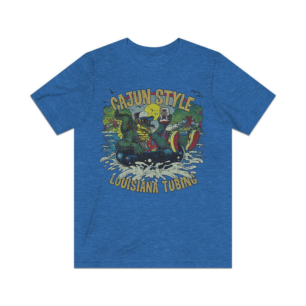 Cajun Style Louisiana Tubing 1987 Vintage Men's T-Shirt