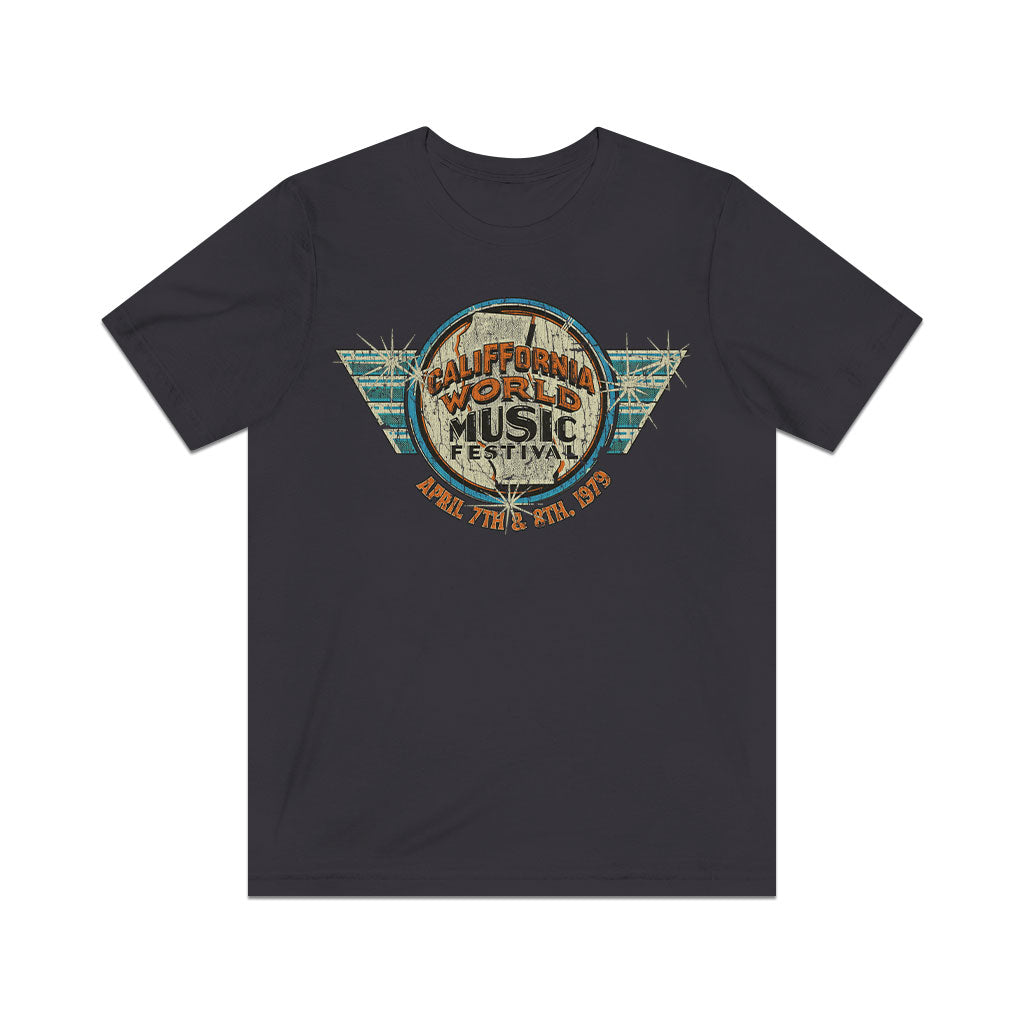 CaliFFornia World Music Festival 1979 Vintage Men's T-Shirt