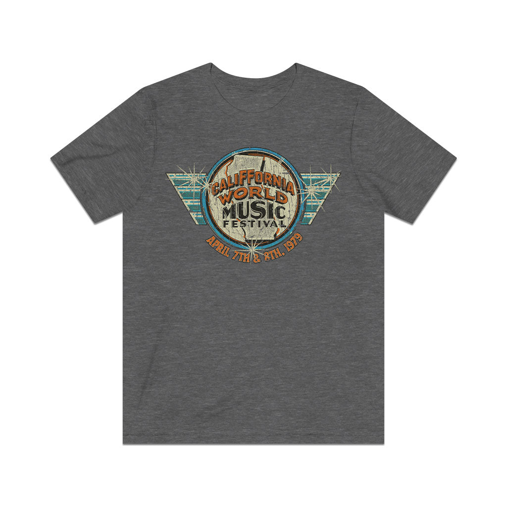 CaliFFornia World Music Festival 1979 Vintage Men's T-Shirt