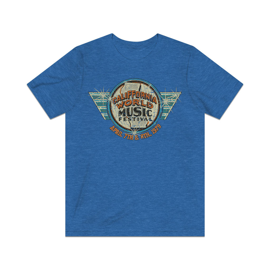 CaliFFornia World Music Festival 1979 Vintage Men's T-Shirt
