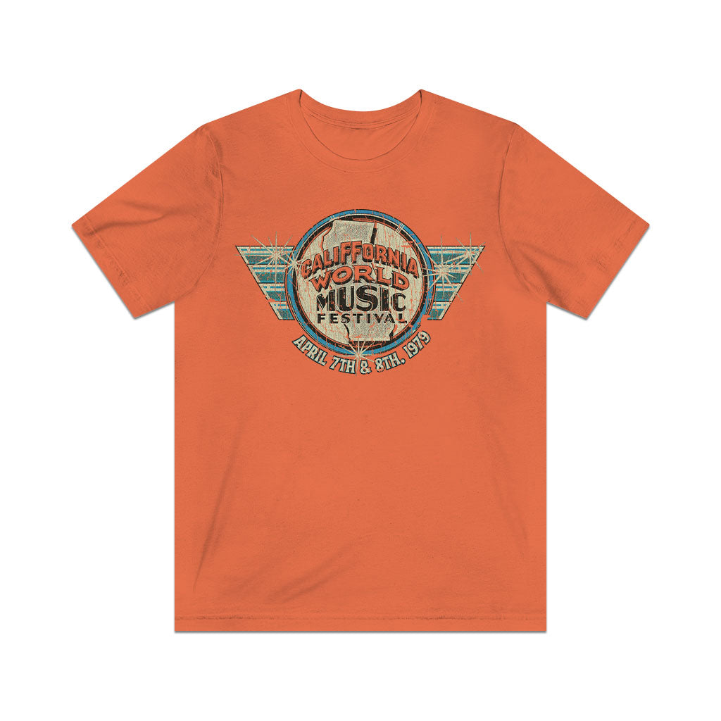 CaliFFornia World Music Festival 1979 Vintage Men's T-Shirt