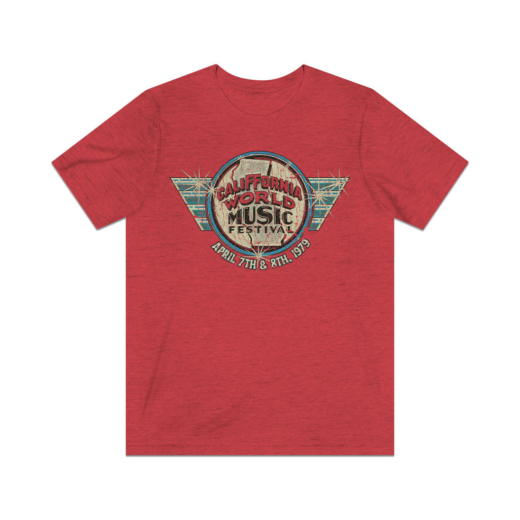 CaliFFornia World Music Festival 1979 Vintage Men's T-Shirt
