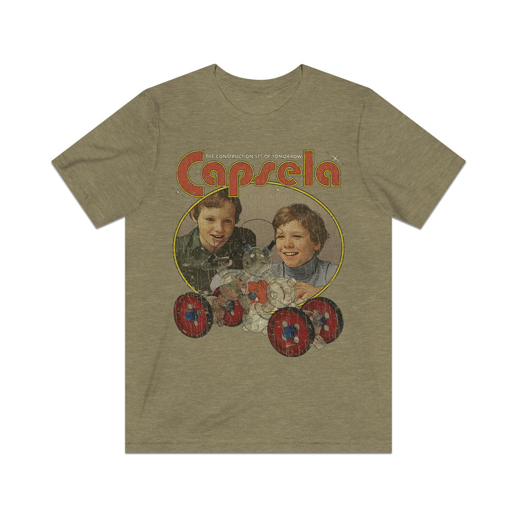 Capsela Building Set of Tomorrow 1978 Vintage Men's T-Shirt