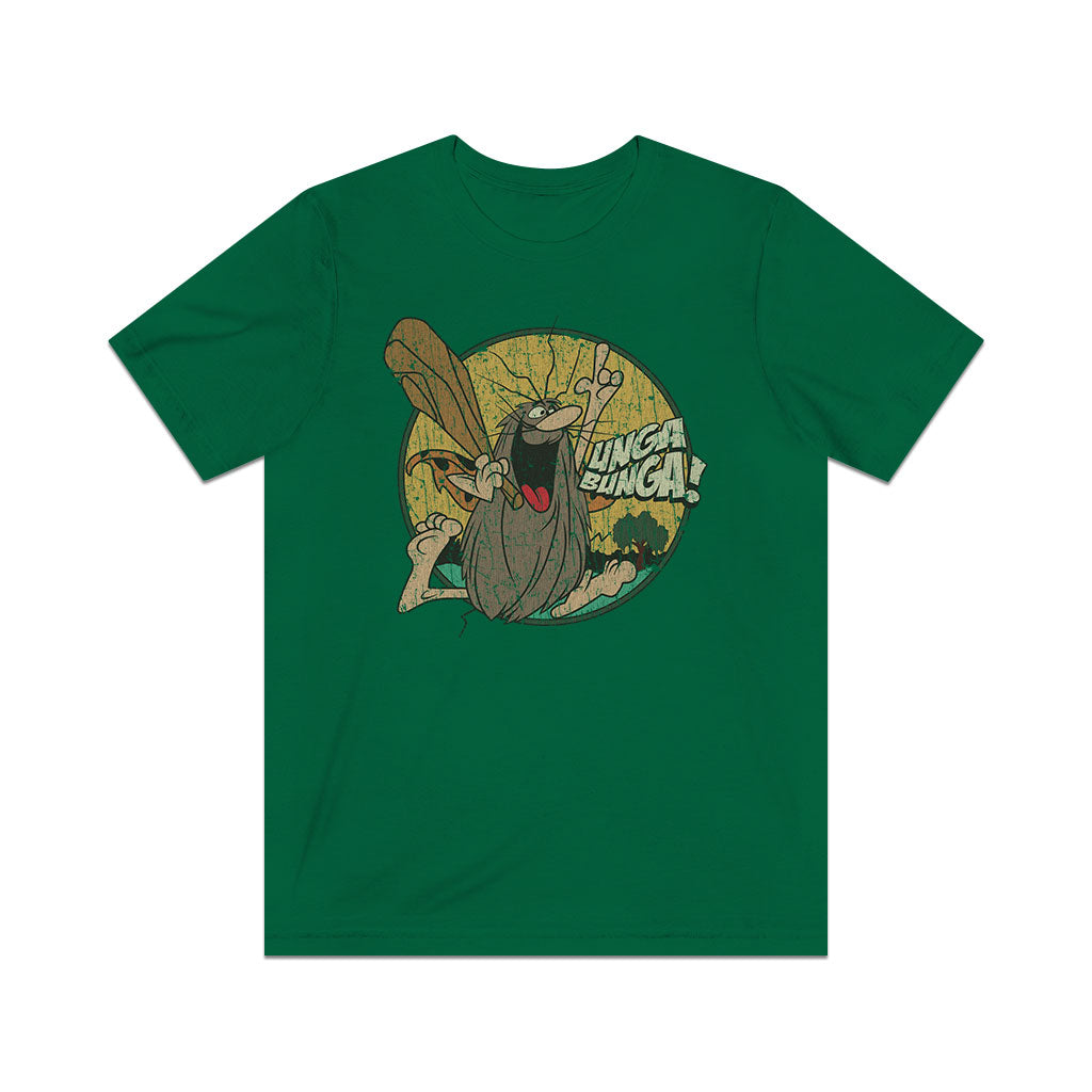 Cartoon Caveman 1977 Vintage Men's T-Shirt