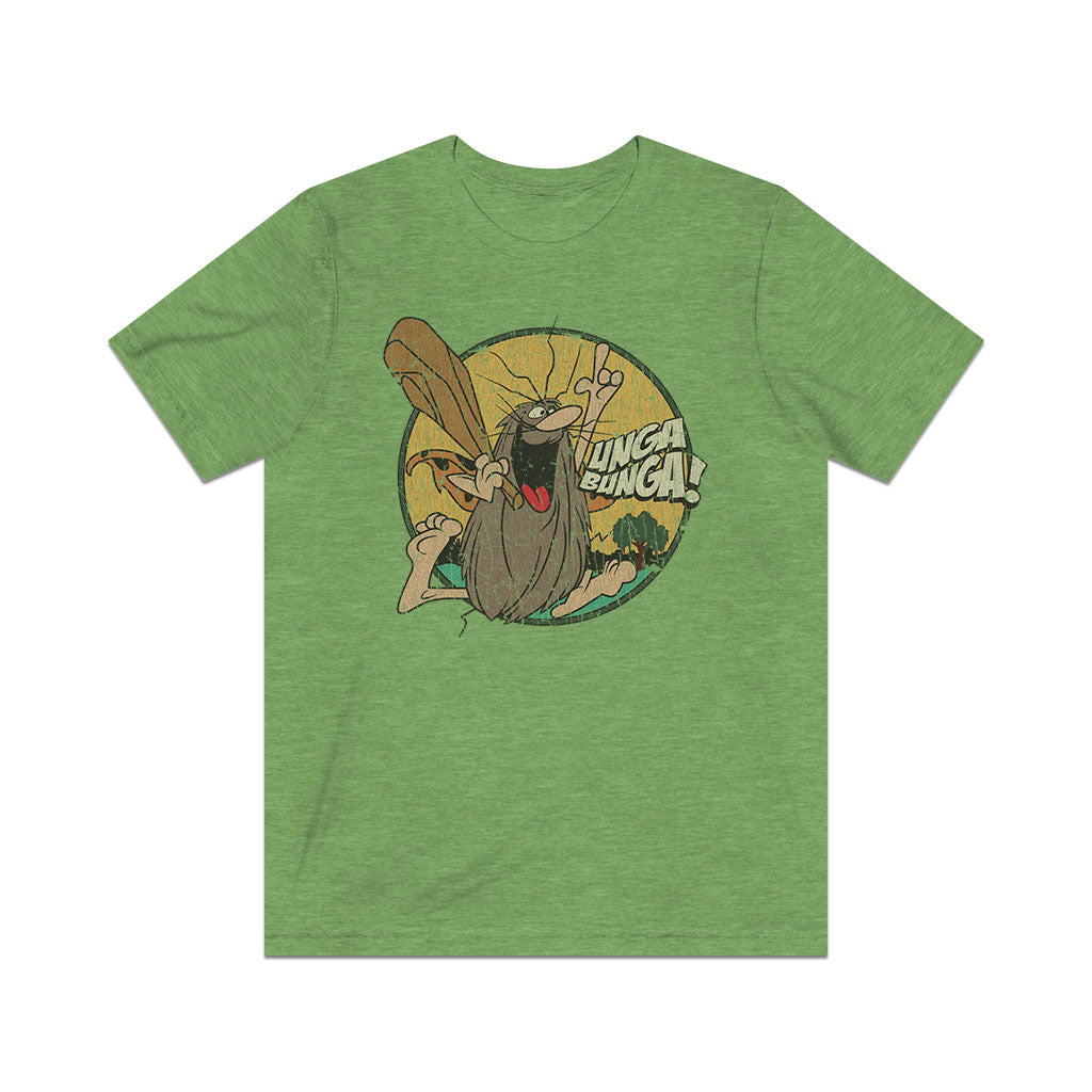 Cartoon Caveman 1977 Vintage Men's T-Shirt