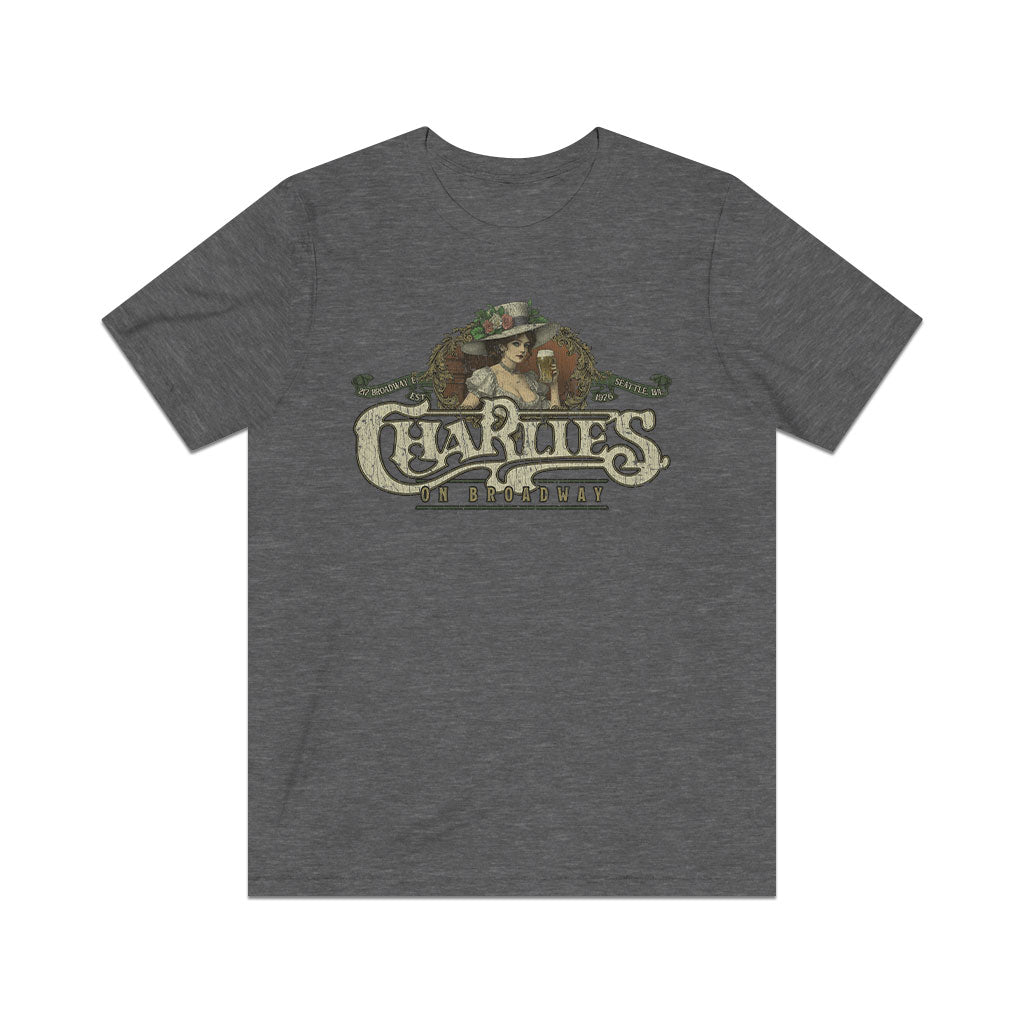 Charlie's on Broadway 1976 Vintage Men's T-Shirt