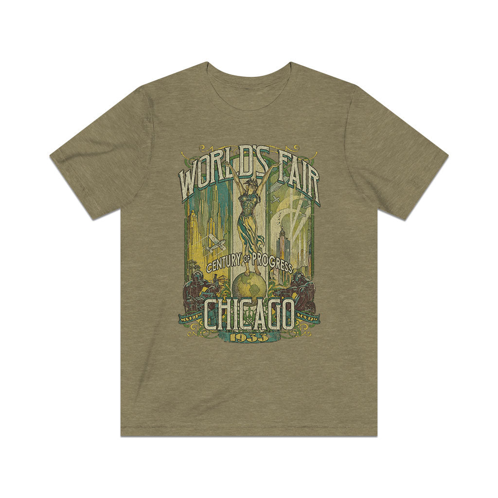Chicago World's Fair 1933 Vintage Men's T-Shirt