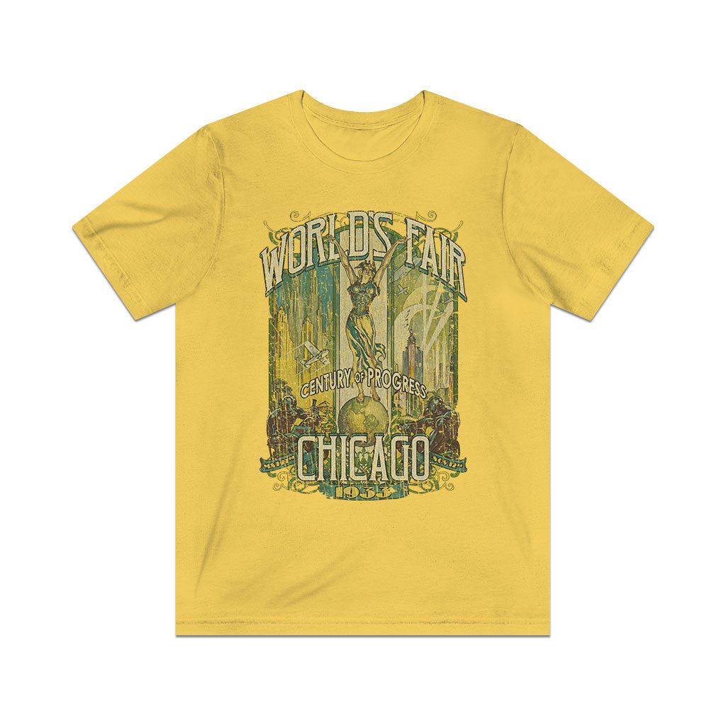 Chicago World's Fair 1933 Vintage Men's T-Shirt