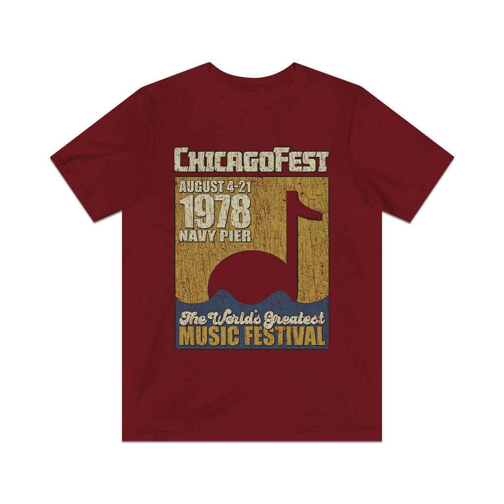 ChicagoFest on The Pier 1978 Vintage Men's T-Shirt