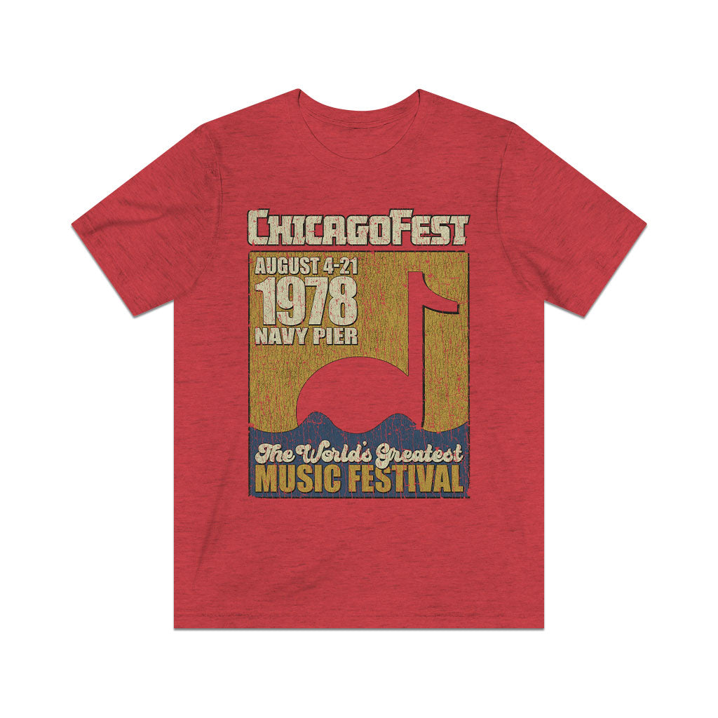 ChicagoFest on The Pier 1978 Vintage Men's T-Shirt