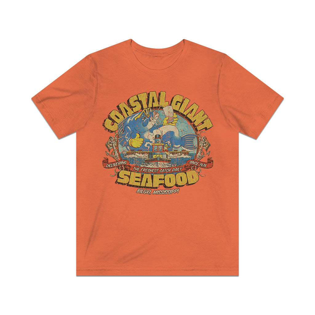 Coastal Giant Seafood 1976 Vintage Men's T-Shirt