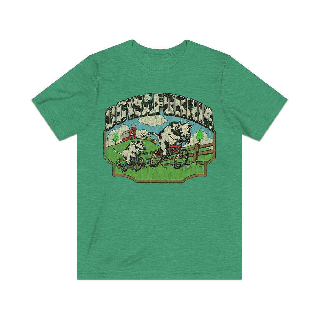 Cowafornia Mountain Biking 1987 Vintage Men's T-Shirt