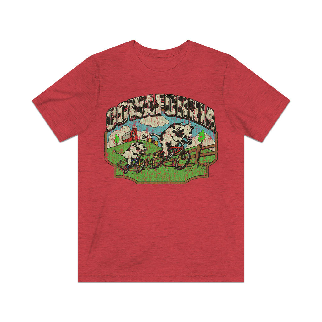Cowafornia Mountain Biking 1987 Vintage Men's T-Shirt