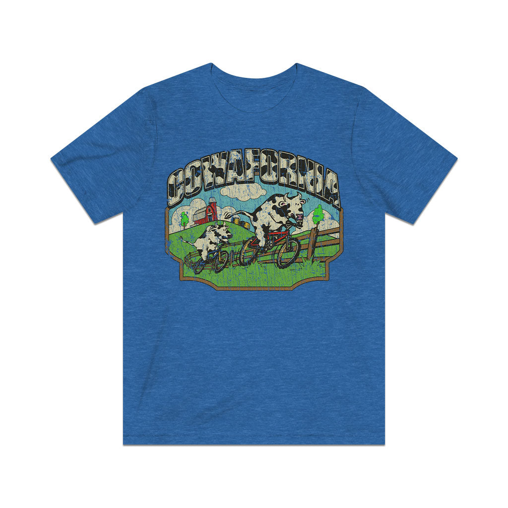 Cowafornia Mountain Biking 1987 Vintage Men's T-Shirt
