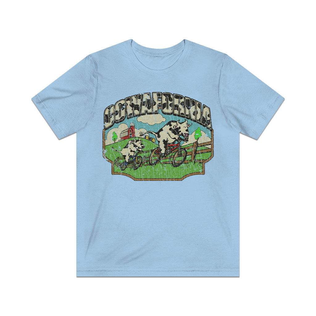 Cowafornia Mountain Biking 1987 Vintage Men's T-Shirt