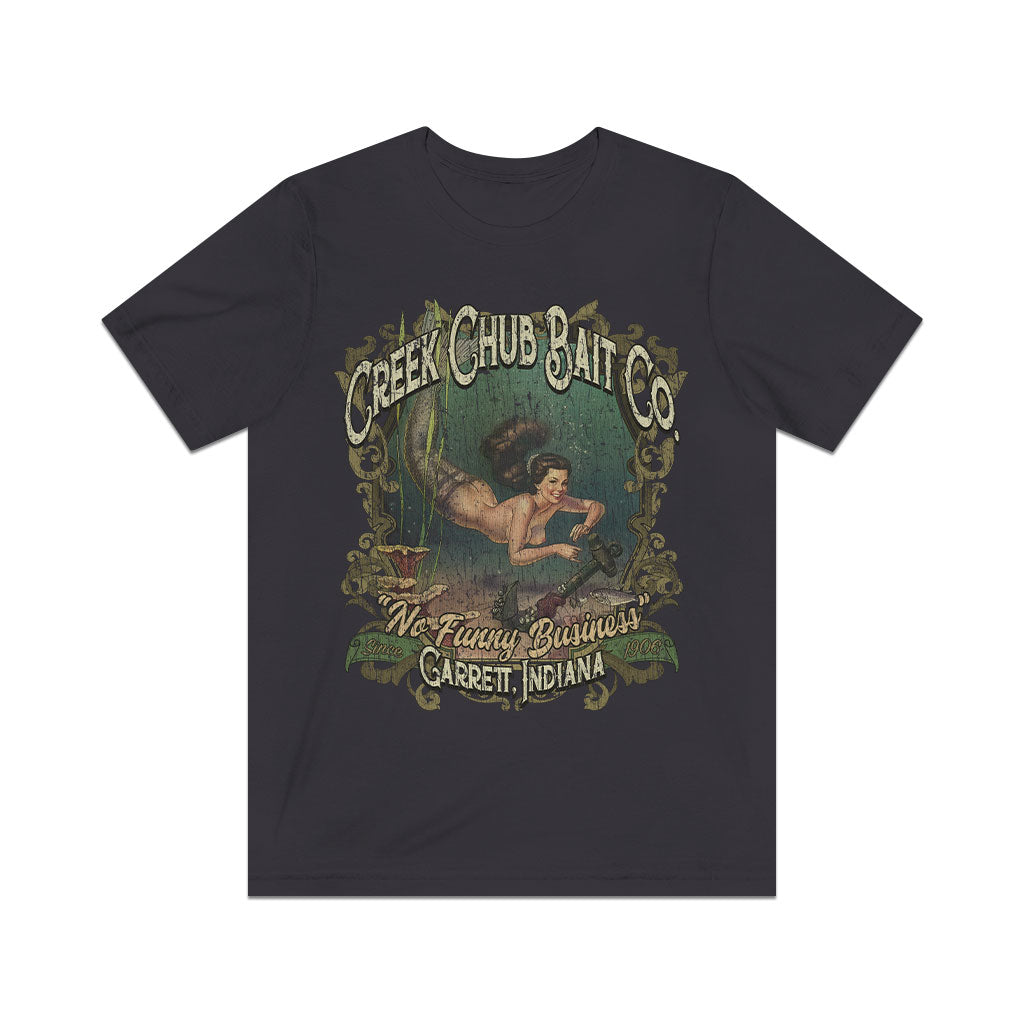 Creek Chub Bait Co. No Funny Business 1906 Vintage Men's T-Shirt