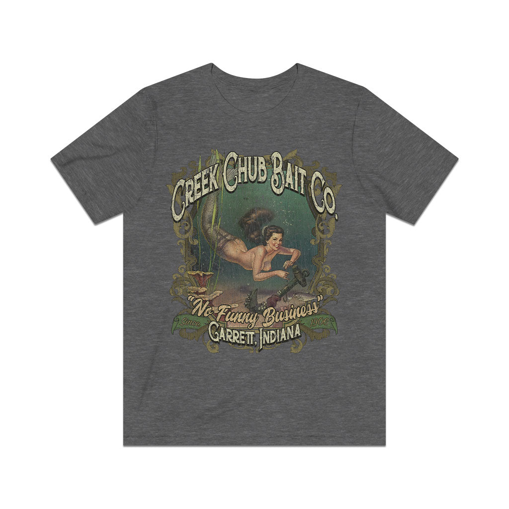 Creek Chub Bait Co. No Funny Business 1906 Vintage Men's T-Shirt