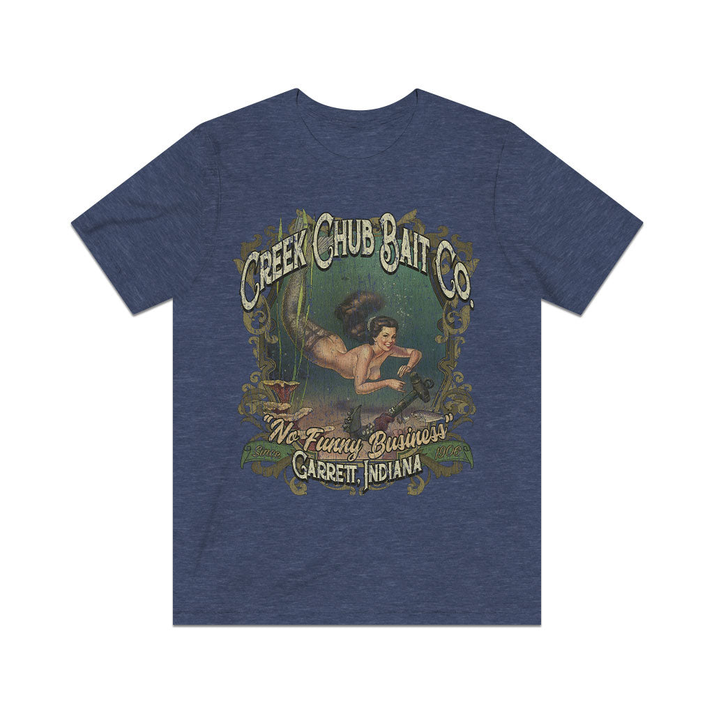 Creek Chub Bait Co. No Funny Business 1906 Vintage Men's T-Shirt