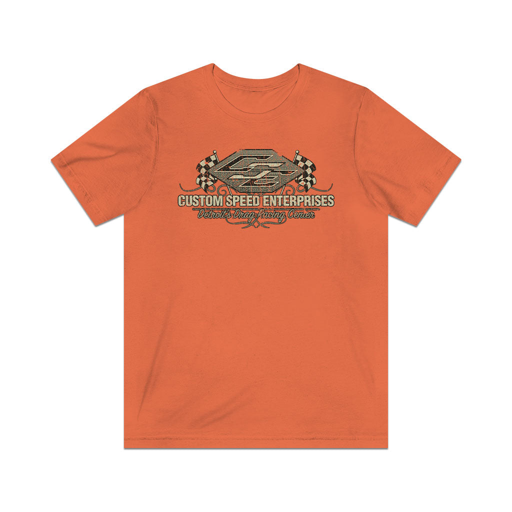 Custom Speed Enterprises Detroit 1966 F/B Vintage Men's T-Shirt