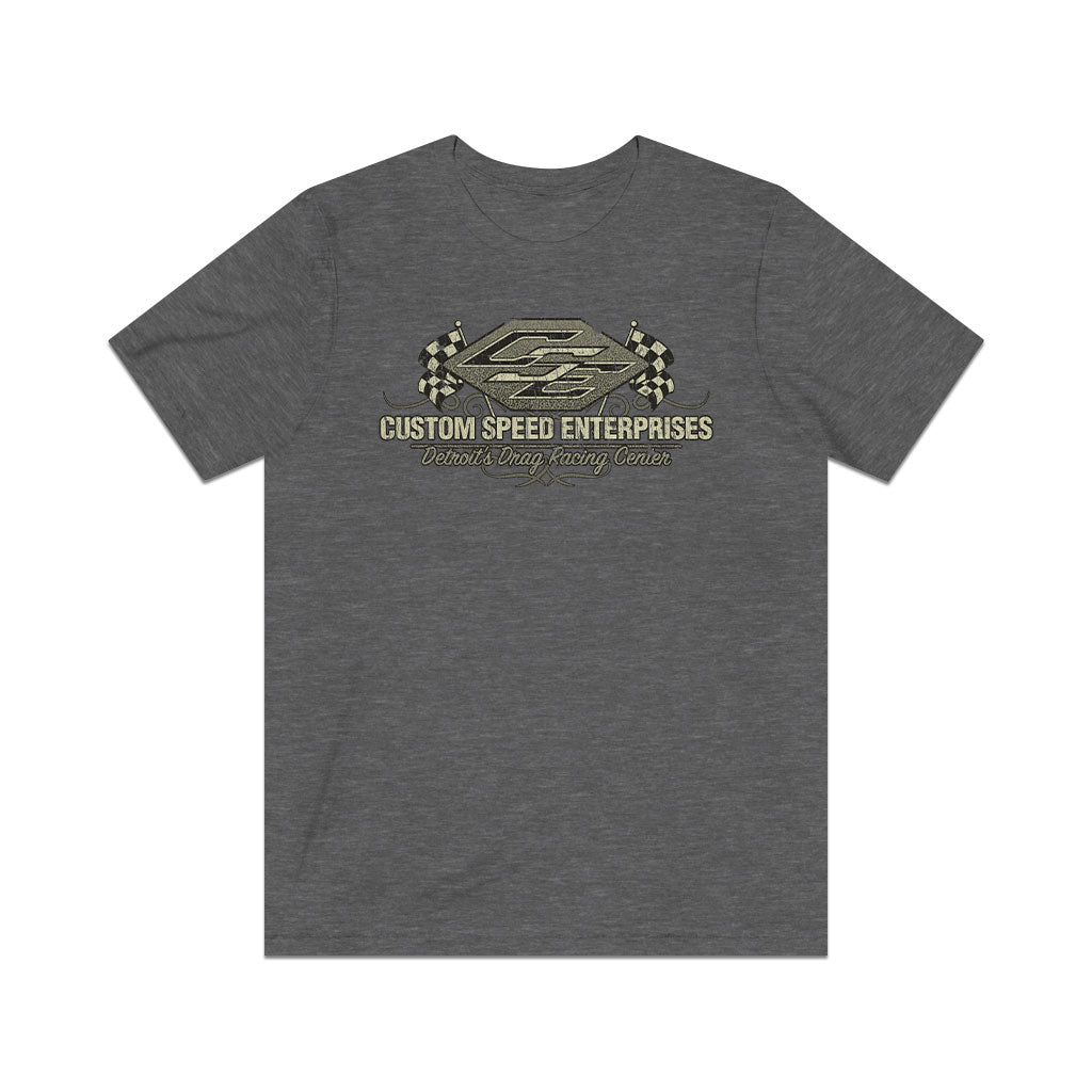 Custom Speed Enterprises Detroit 1966 F/B Vintage Men's T-Shirt