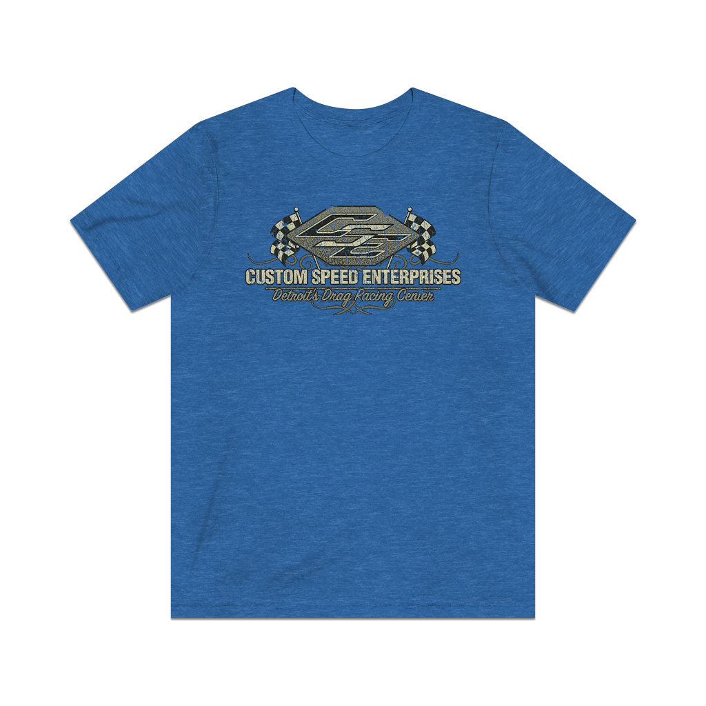 Custom Speed Enterprises Detroit 1966 F/B Vintage Men's T-Shirt