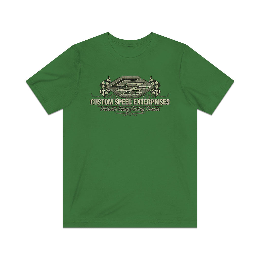 Custom Speed Enterprises Detroit 1966 F/B Vintage Men's T-Shirt