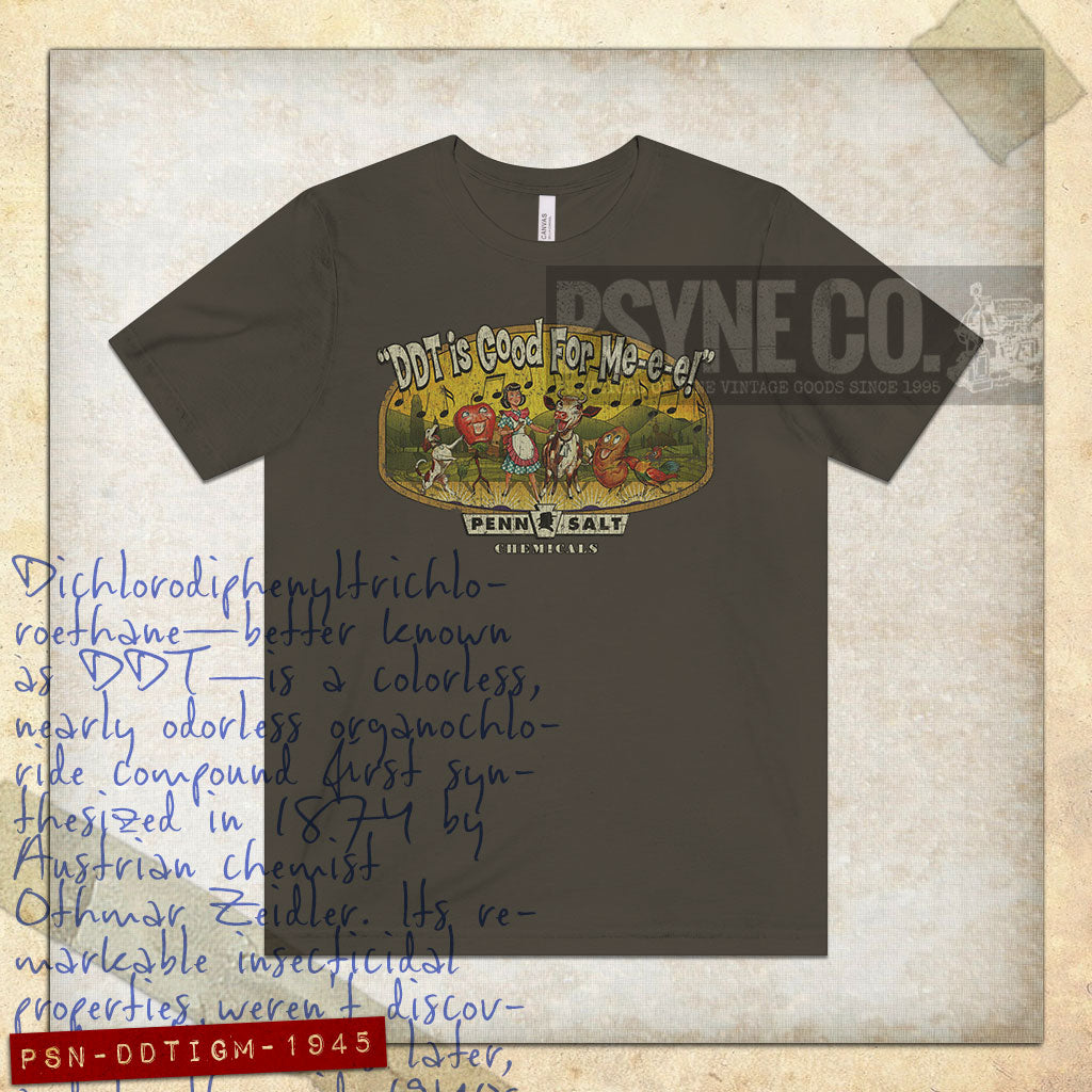 DDT Is Good For Me-e-e! 1945 Vintage Men's T-Shirt
