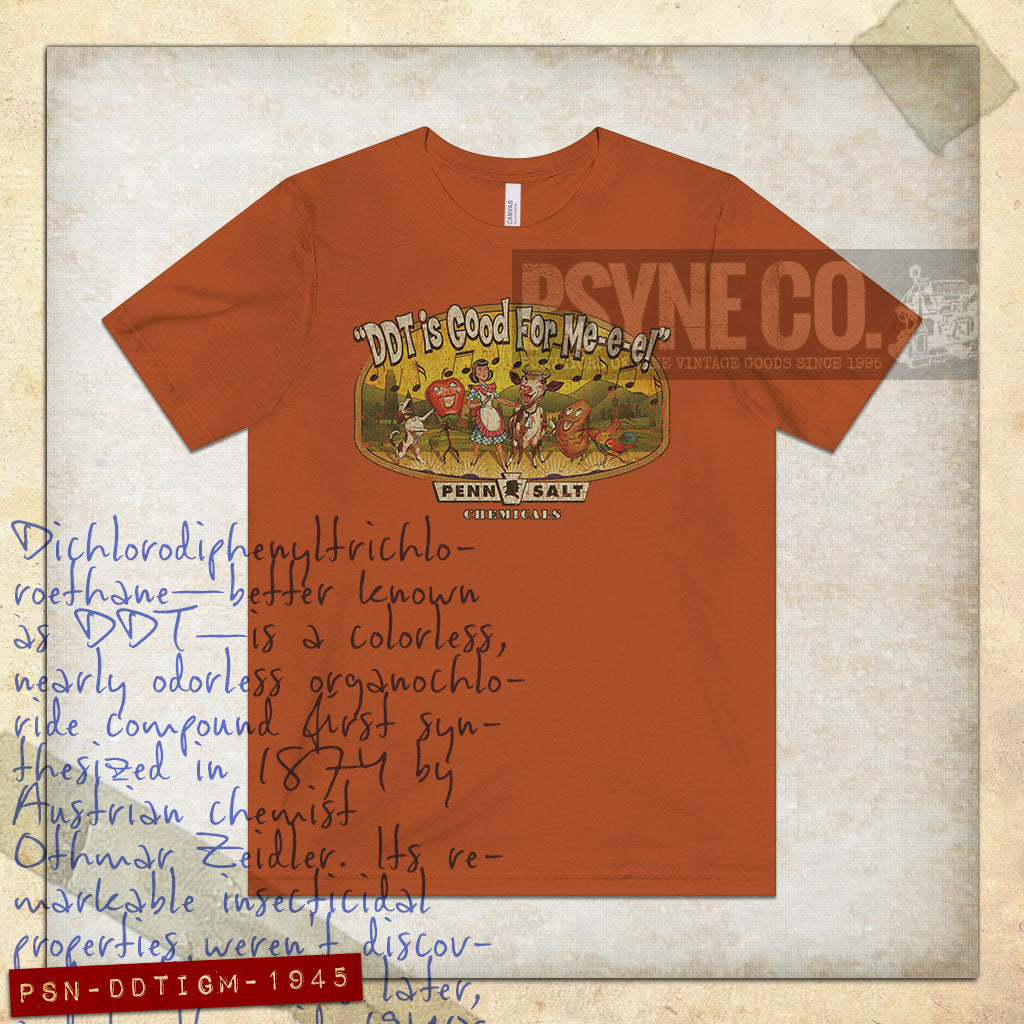 DDT Is Good For Me-e-e! 1945 Vintage Men's T-Shirt