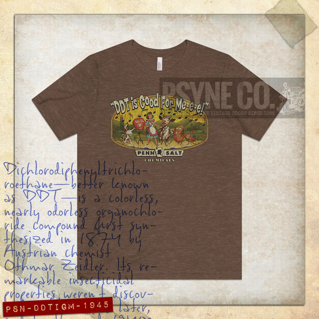 DDT Is Good For Me-e-e! 1945 Vintage Men's T-Shirt