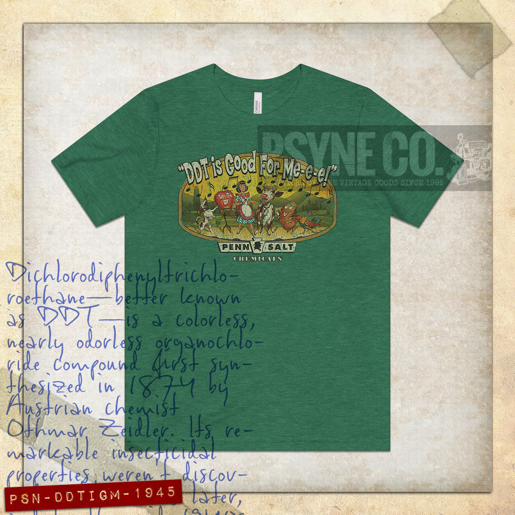DDT Is Good For Me-e-e! 1945 Vintage Men's T-Shirt