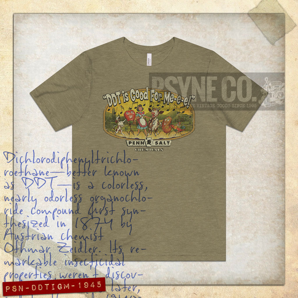 DDT Is Good For Me-e-e! 1945 Vintage Men's T-Shirt