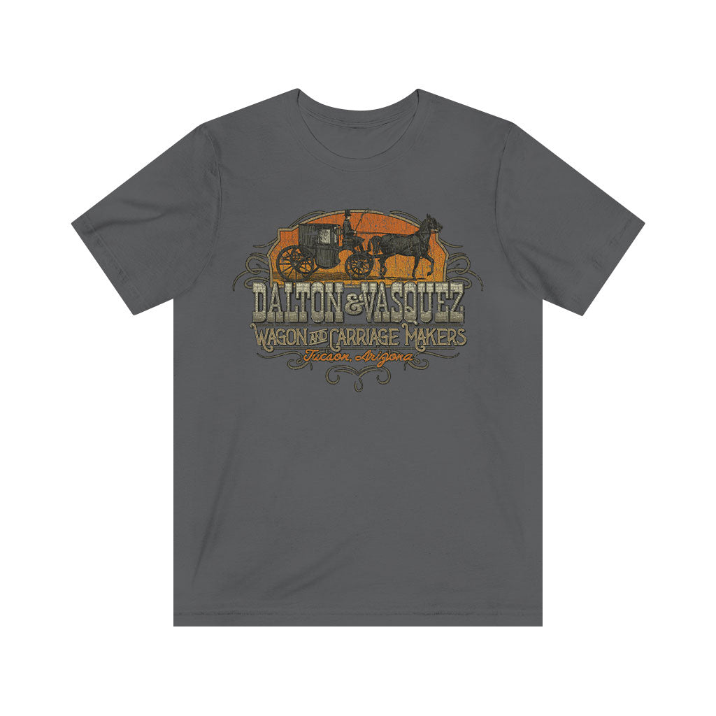 Dalton & Vasquez Wagon and Carriage Makers 1882 Vintage Men's T-Shirt