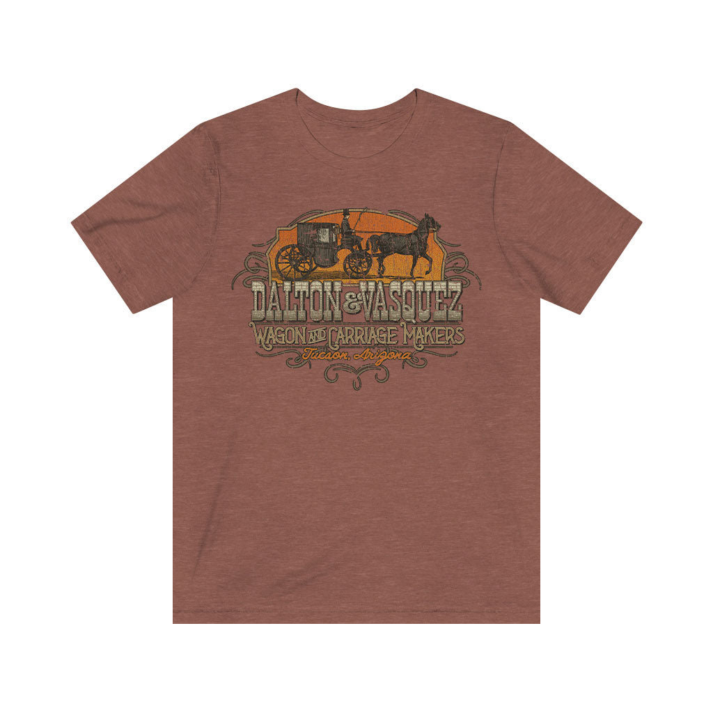 Dalton & Vasquez Wagon and Carriage Makers 1882 Vintage Men's T-Shirt
