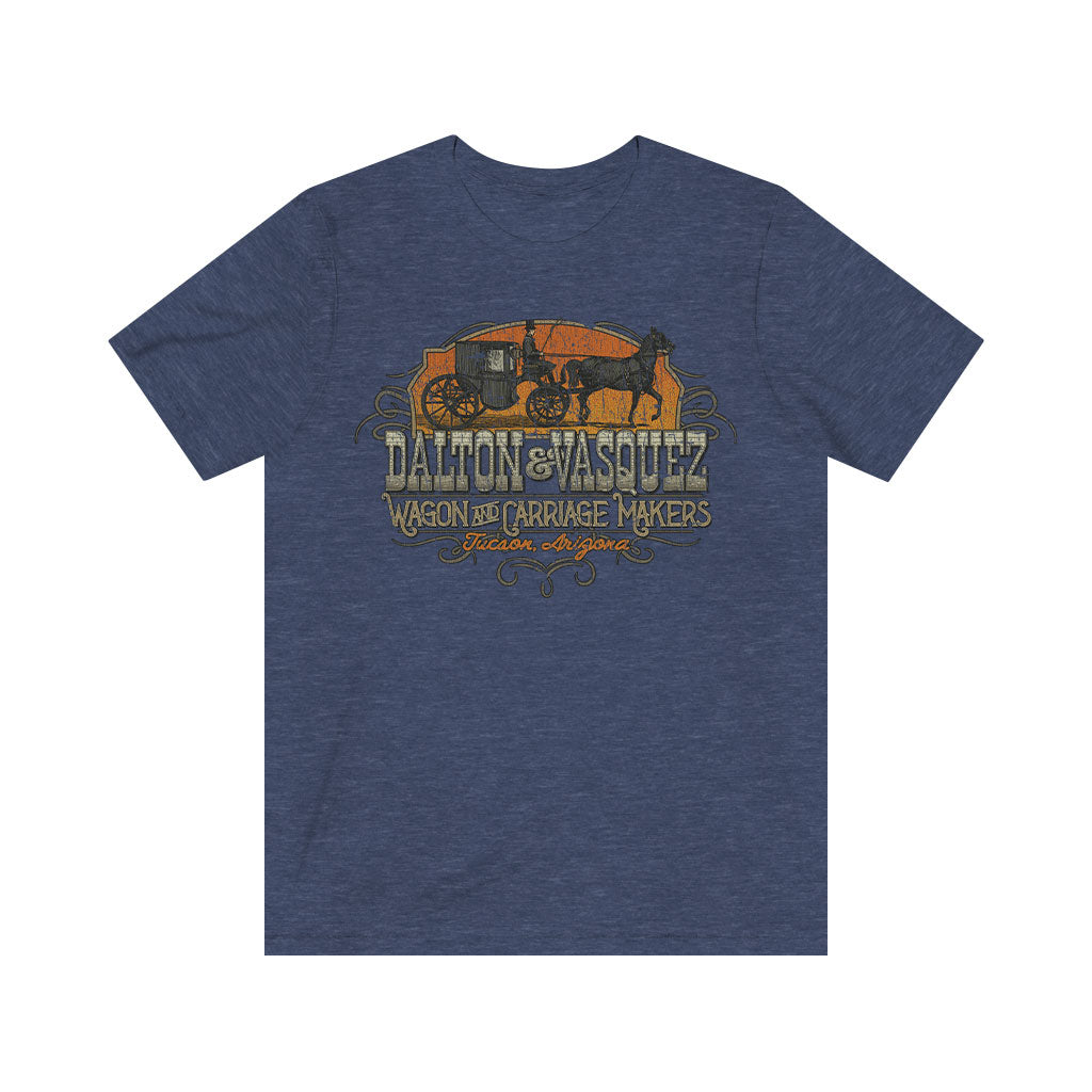 Dalton & Vasquez Wagon and Carriage Makers 1882 Vintage Men's T-Shirt