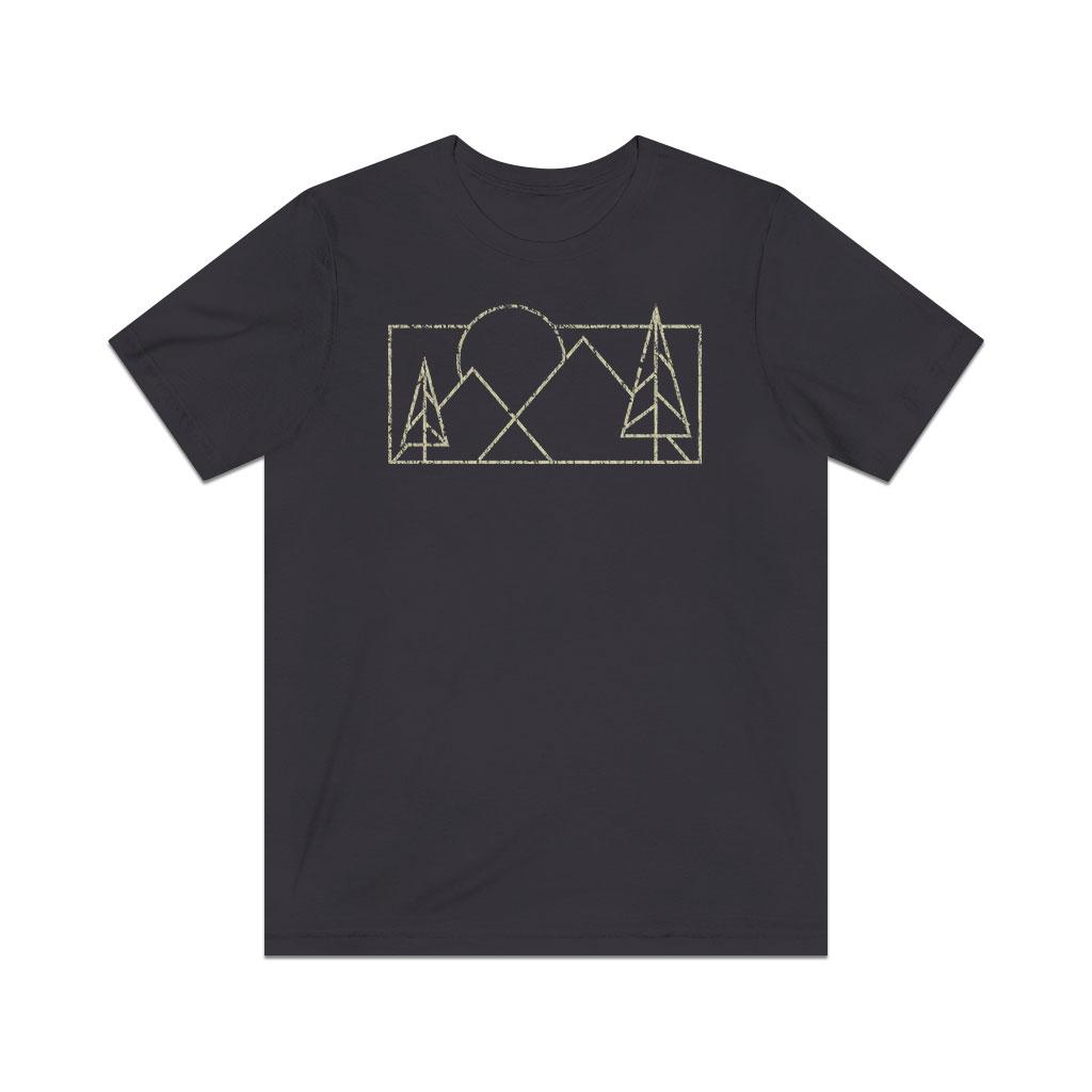 Synthwave Mountains 1986 Vintage Men's T-Shirt