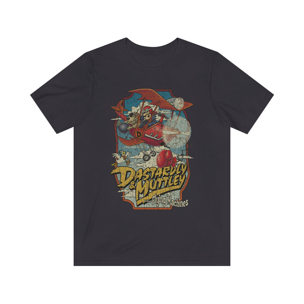 Dastardly and Muttley in Their Flying Machines 1969 Vintage Men’s T-Shirt
