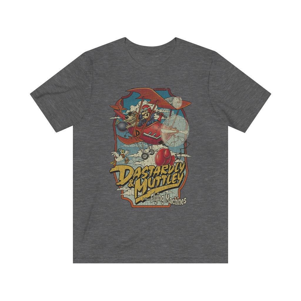 Dastardly and Muttley in Their Flying Machines 1969 Vintage Men’s T-Shirt