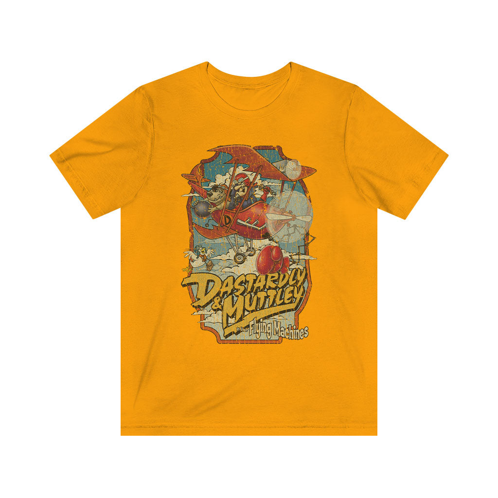 Dastardly and Muttley in Their Flying Machines 1969 Vintage Men’s T-Shirt