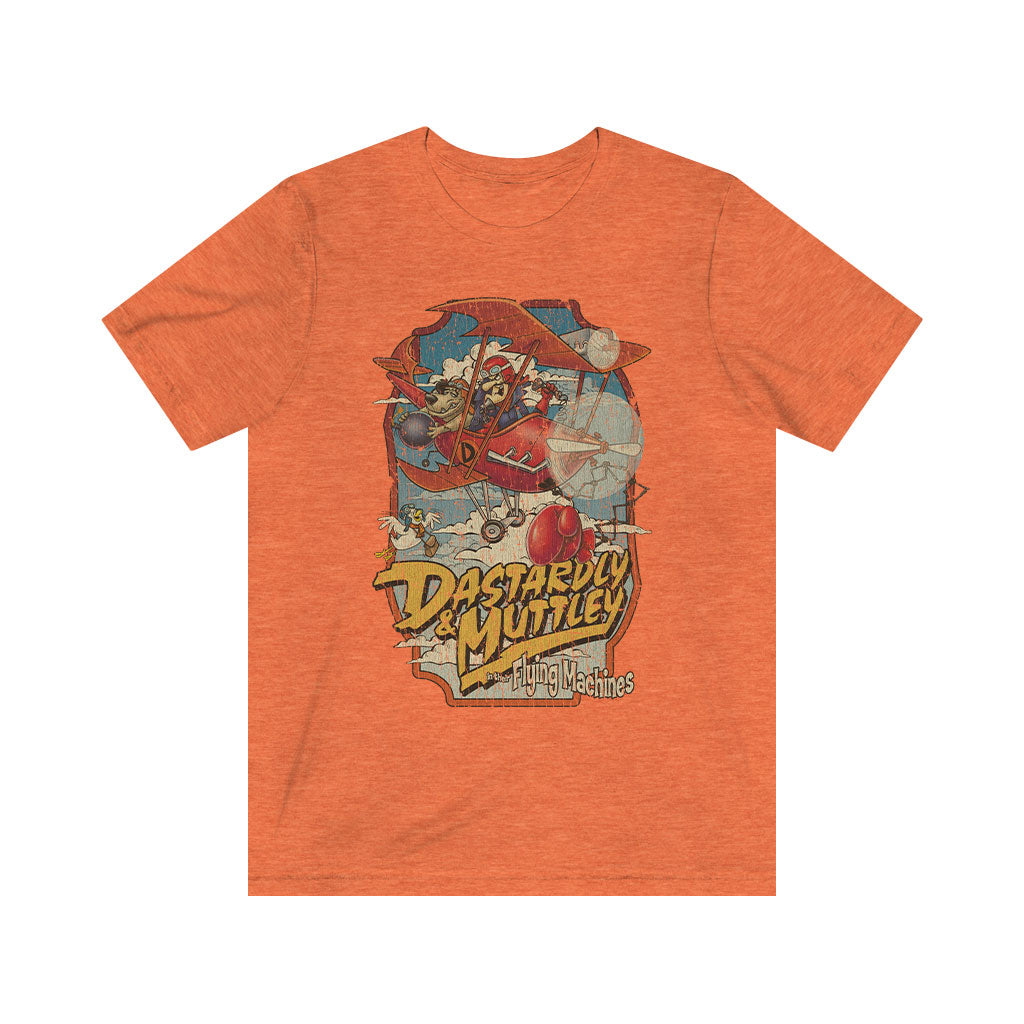 Dastardly and Muttley in Their Flying Machines 1969 Vintage Men’s T-Shirt