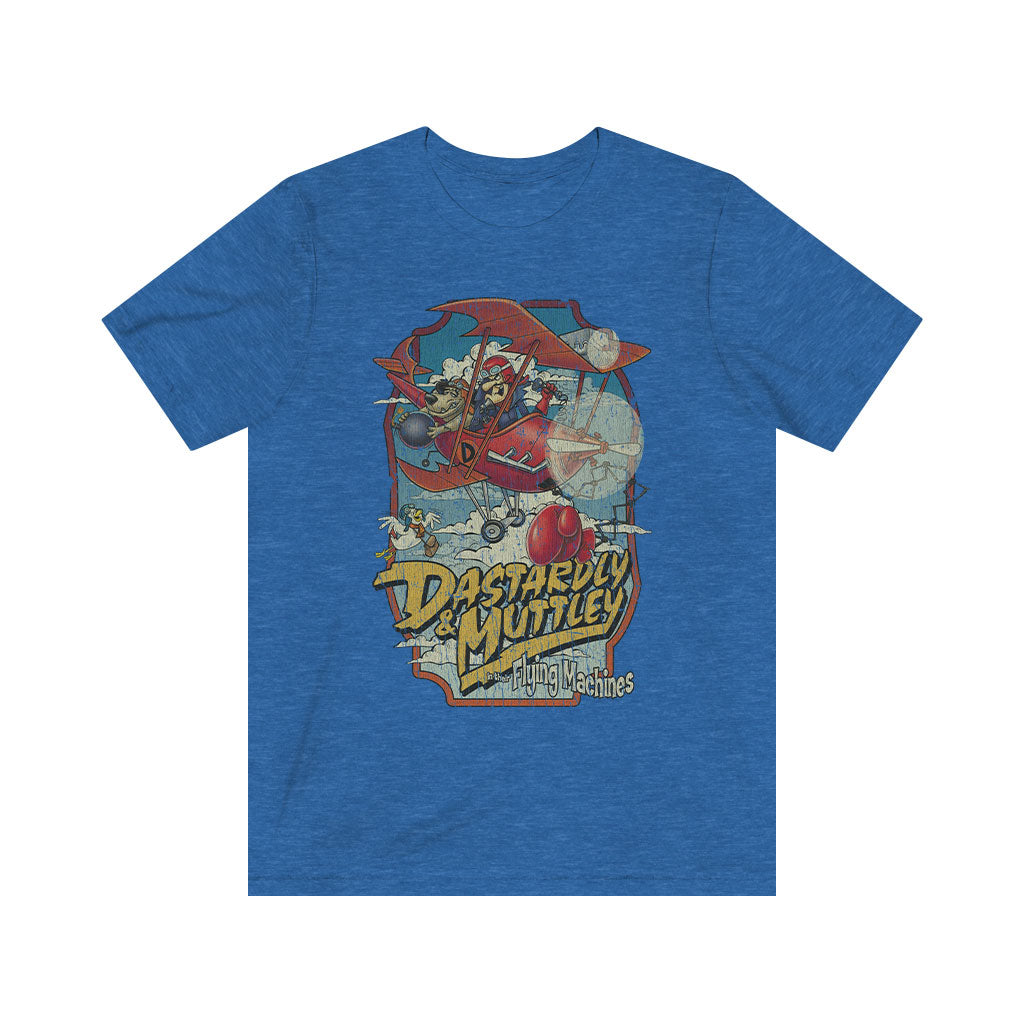 Dastardly and Muttley in Their Flying Machines 1969 Vintage Men’s T-Shirt