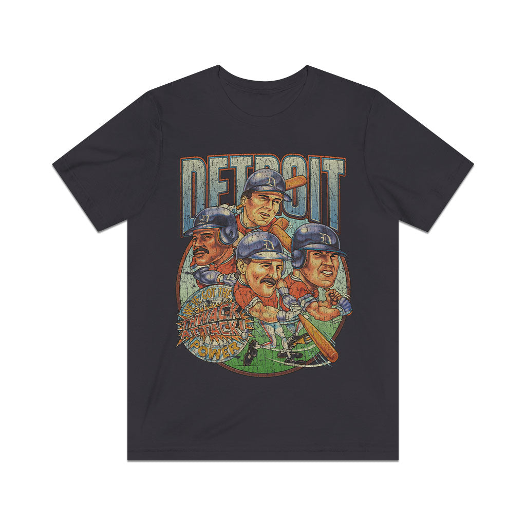 Detroit Thwack Attack 1993 Vintage Men's T-Shirt