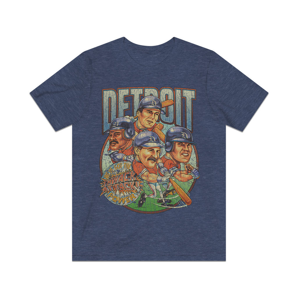 Detroit Thwack Attack 1993 Vintage Men's T-Shirt