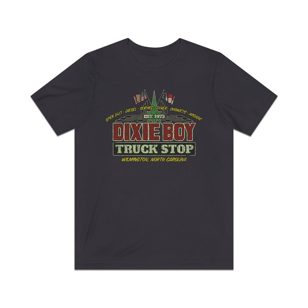 Dixie Boy Truck Stop 1986 Vintage Men's T-Shirt