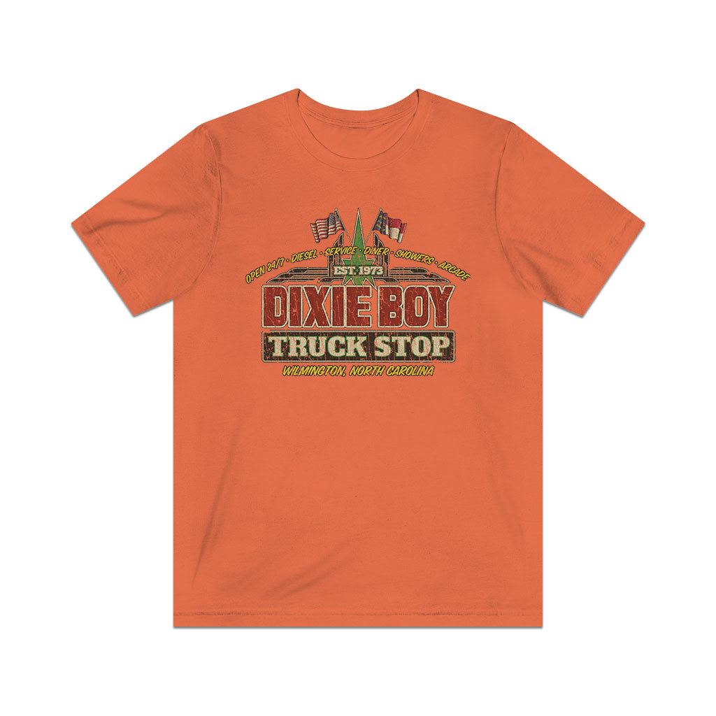 Dixie Boy Truck Stop 1986 Vintage Men's T-Shirt
