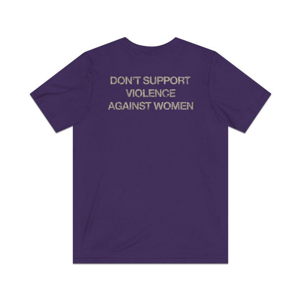 Don’t Support Violence Against Women 1976 Vintage Men's T-Shirt