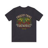 Dragon Twins Fireworks 1953 Vintage Men's T-Shirt