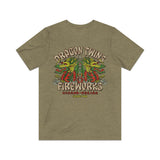 Dragon Twins Fireworks 1953 Vintage Men's T-Shirt
