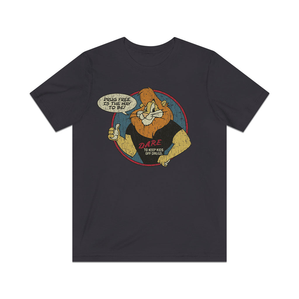 Drug Free is the Way to Be! 1983 Vintage Men's T-Shirt