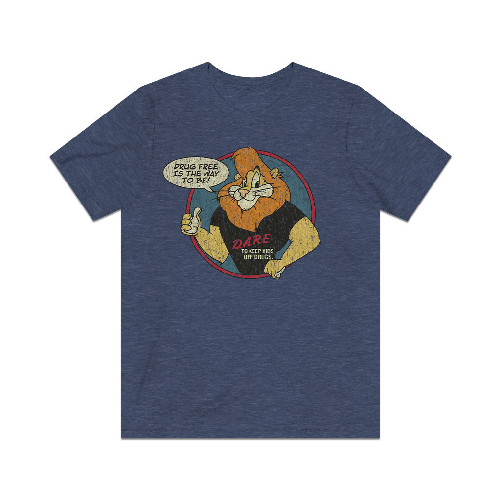 Drug Free is the Way to Be! 1983 Vintage Men's T-Shirt